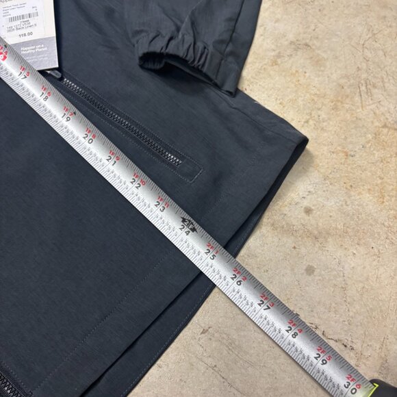 Vuori Venture Track Jacket Mens Small Black Linen Texture Full Zip Athletic NWT - Picture 9 of 10